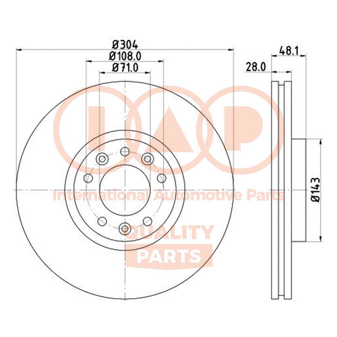 IAP QUALITY PARTS 709-52032