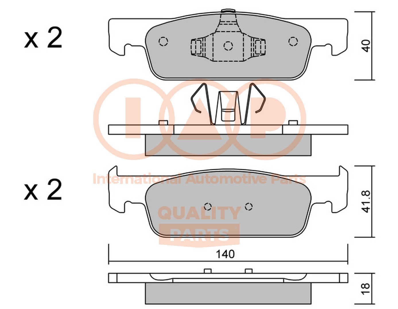 IAP QUALITY PARTS 704-00101P