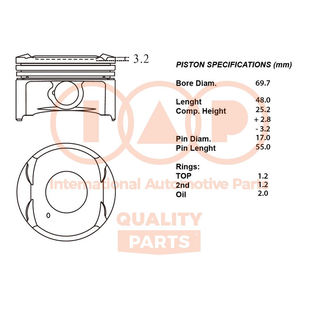 IAP QUALITY PARTS 100-20082