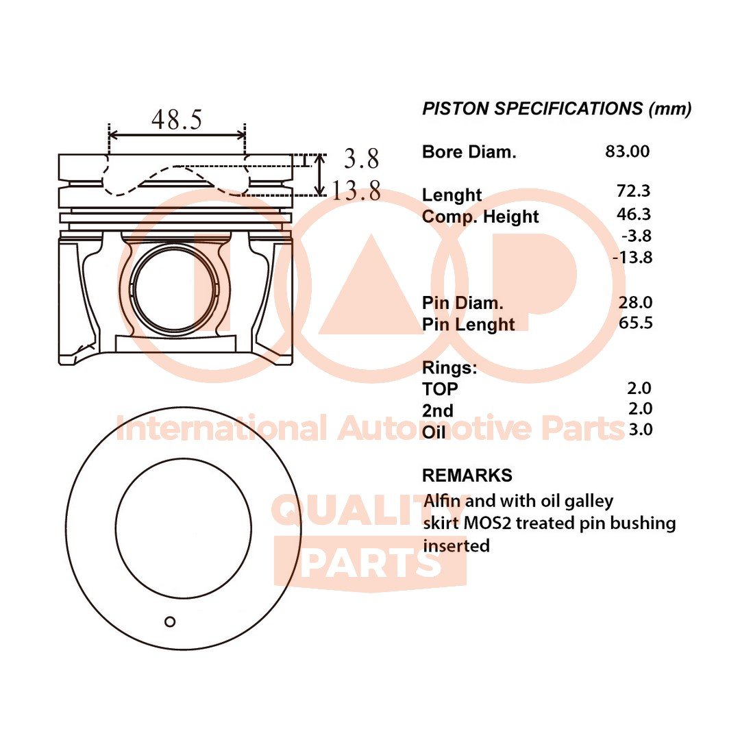 IAP QUALITY PARTS 100-07186