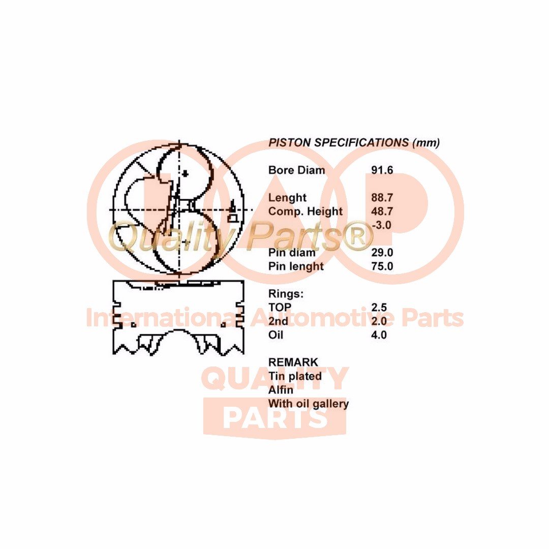 IAP QUALITY PARTS 100-12023