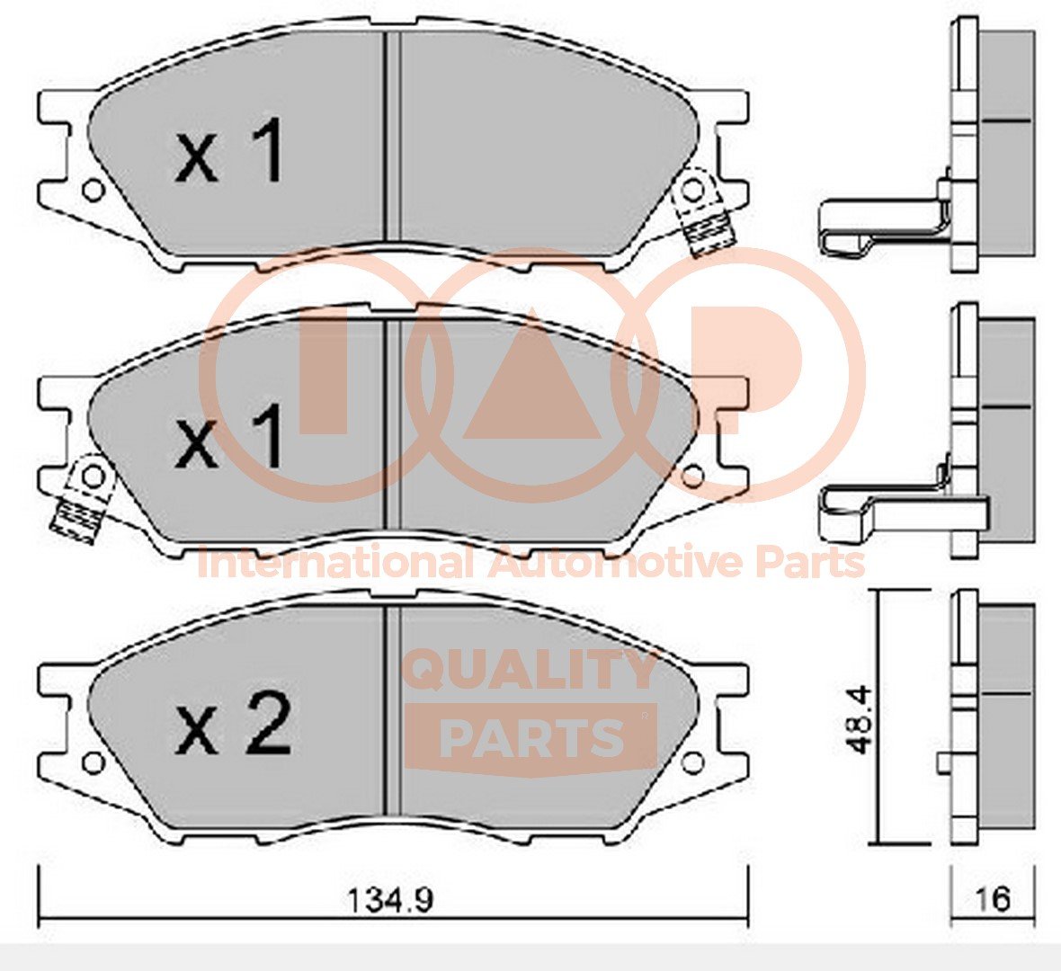 IAP QUALITY PARTS 704-13087 IAP QUALITY PARTS 704-13087