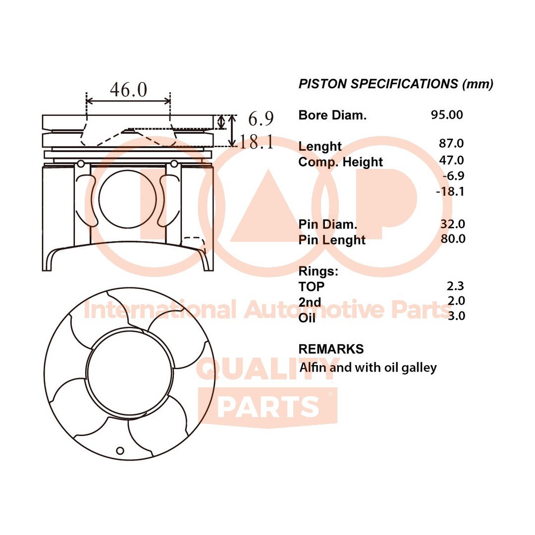 IAP QUALITY PARTS 100-12104