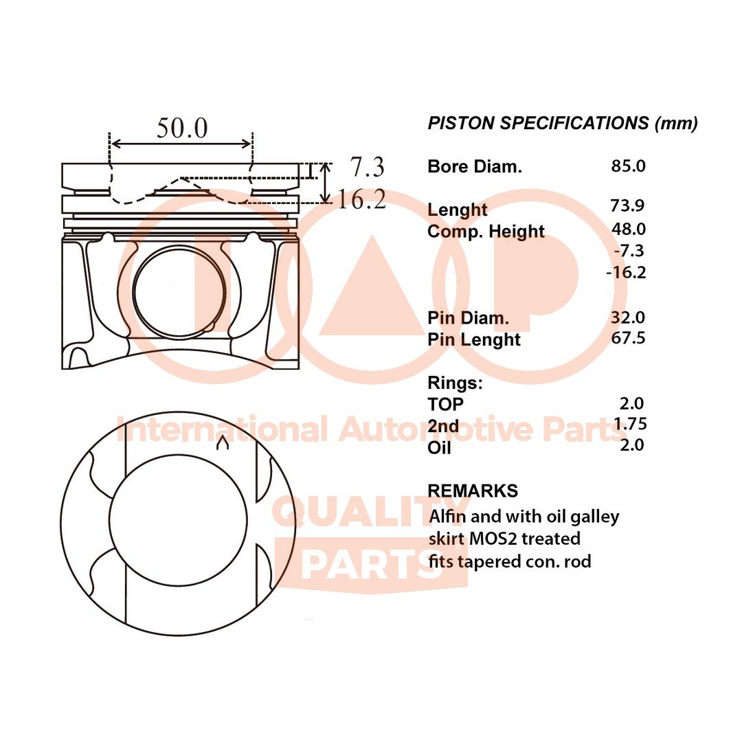 IAP QUALITY PARTS 100-13140