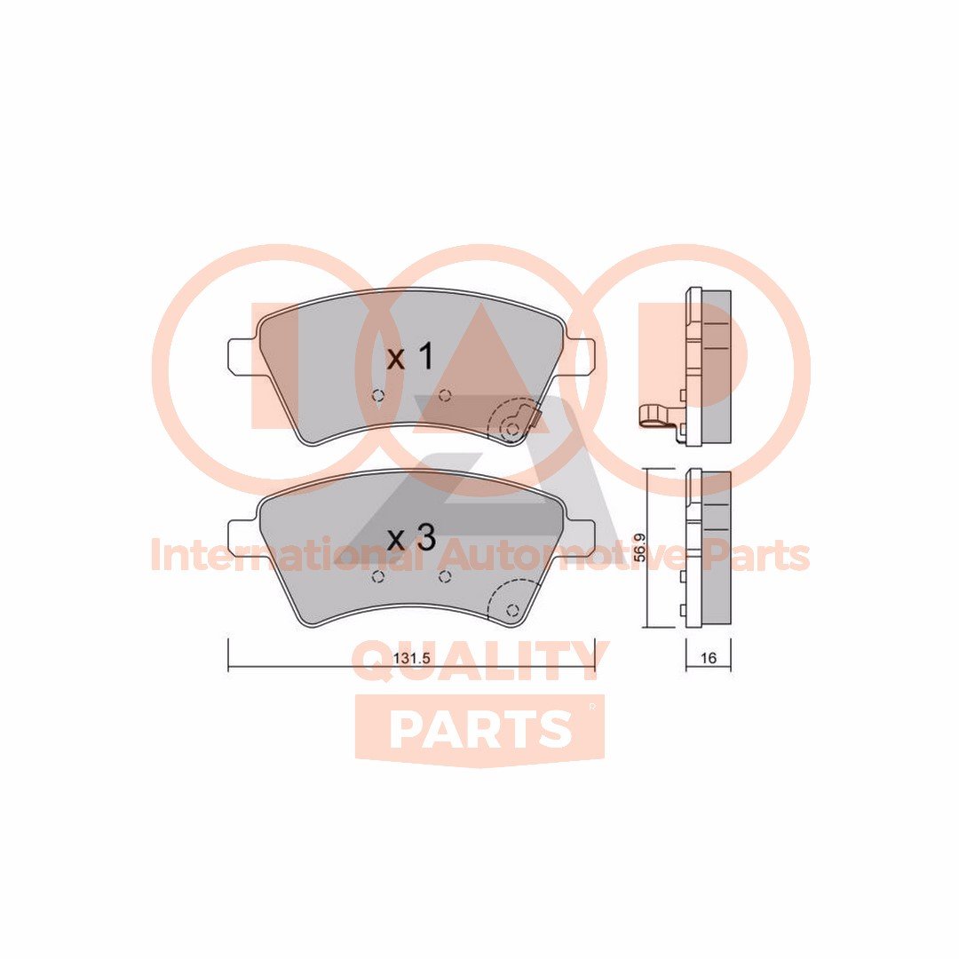 IAP QUALITY PARTS 704-16100P