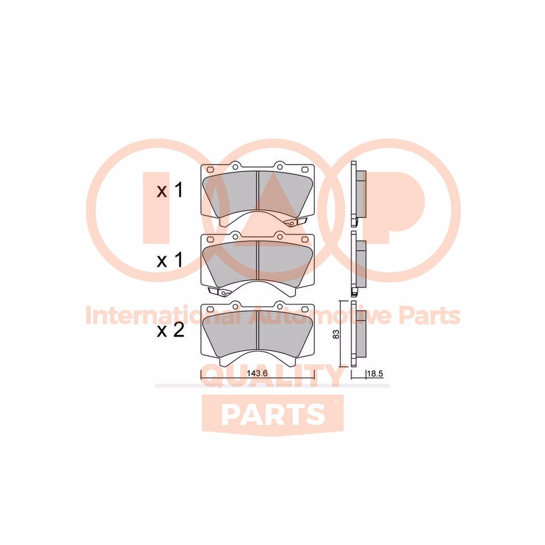 IAP QUALITY PARTS 704-17210P IAP QUALITY PARTS 704-17210P