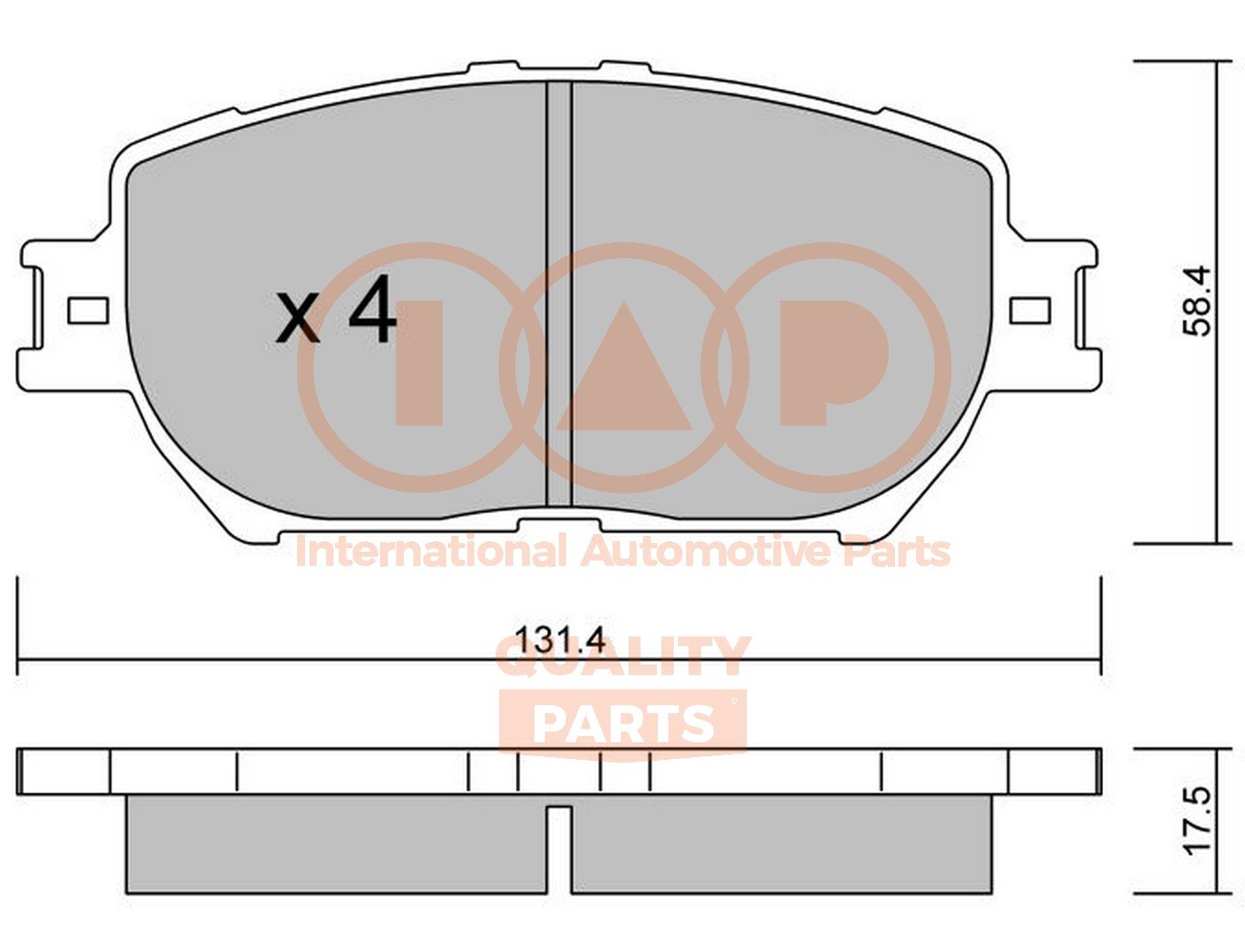 IAP QUALITY PARTS 704-17185