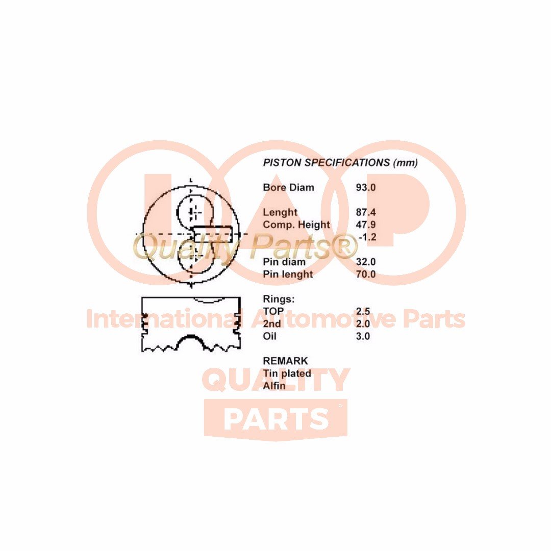 IAP QUALITY PARTS 100-11060