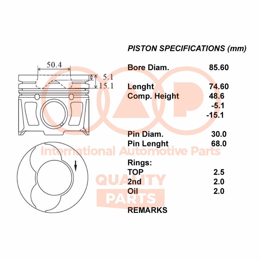 IAP QUALITY PARTS 100-14075