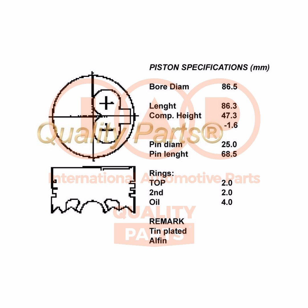 IAP QUALITY PARTS 100-11055 IAP QUALITY PARTS 100-11055