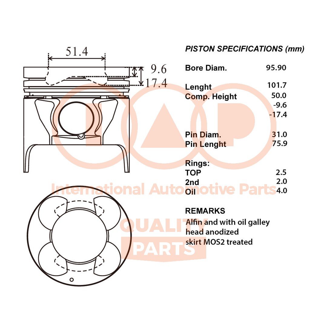 IAP QUALITY PARTS 100-09119