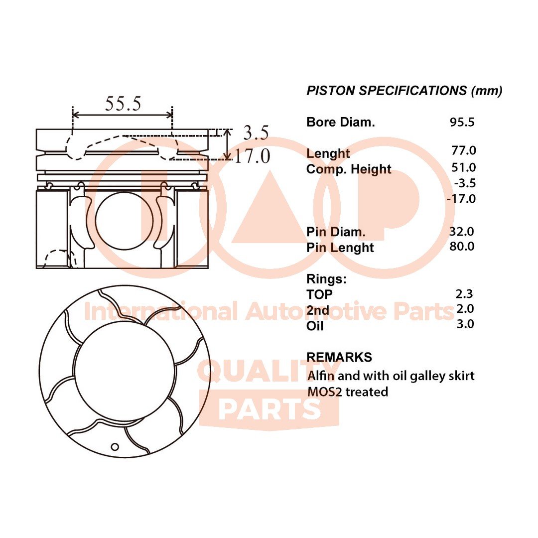 IAP QUALITY PARTS 100-12109