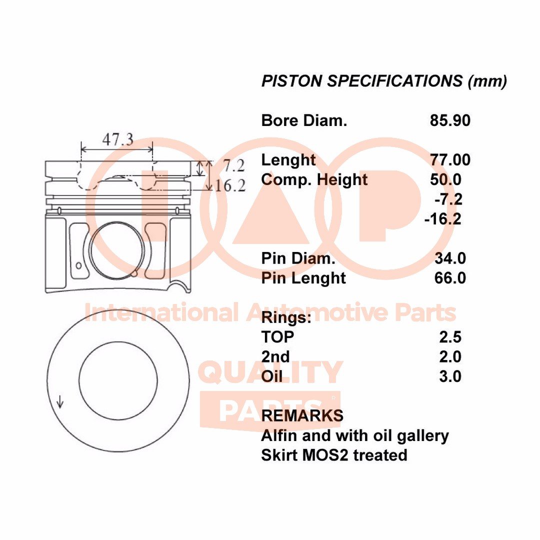 IAP QUALITY PARTS 100-07007