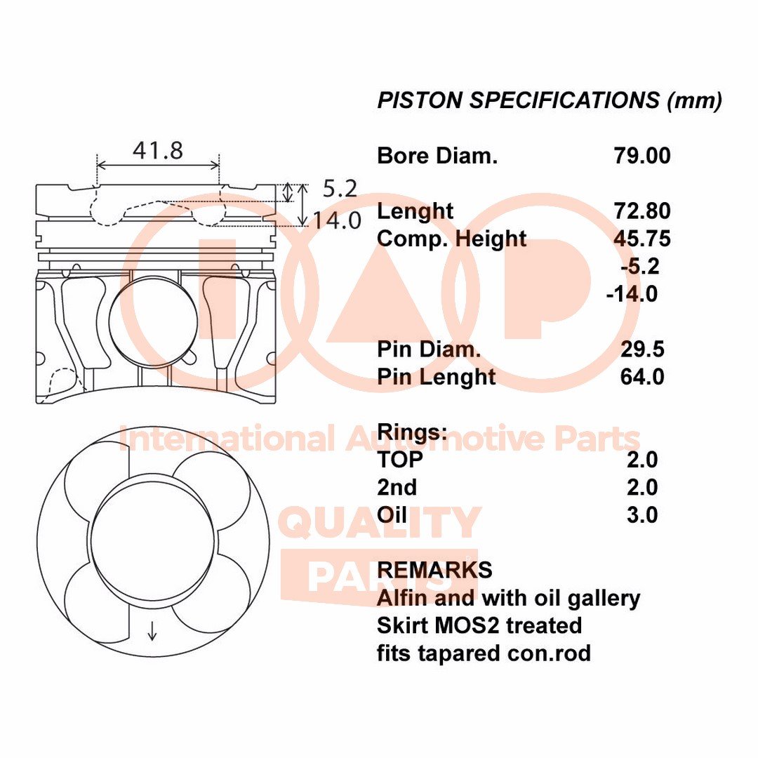 IAP QUALITY PARTS 100-09140