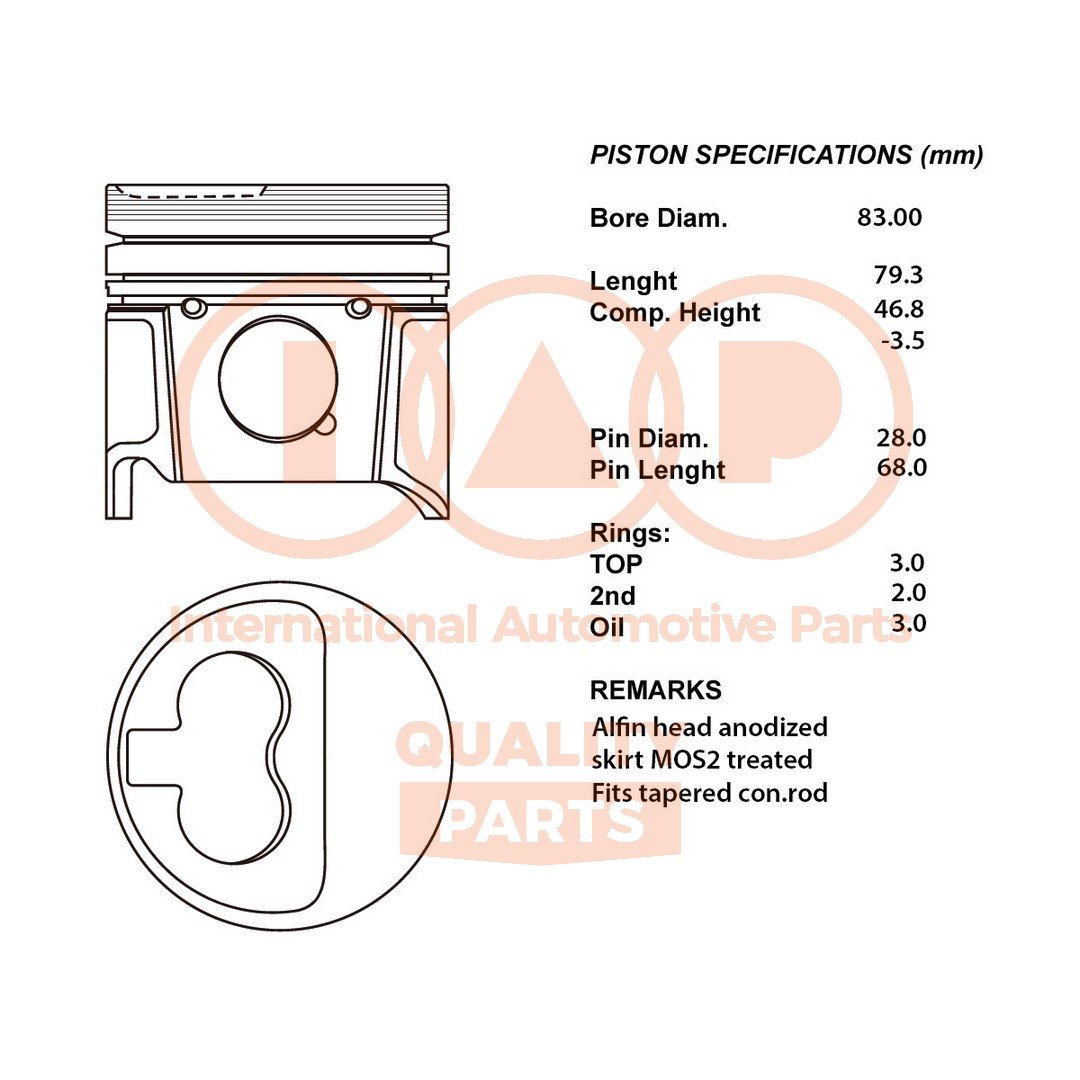 IAP QUALITY PARTS 100-16056