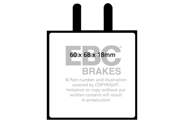 EBC Brakes DP2543 EBC Brakes DP2543