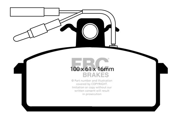 EBC Brakes DP410/2 EBC Brakes DP410/2