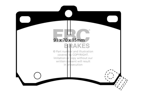 EBC Brakes DP4824R EBC Brakes DP4824R