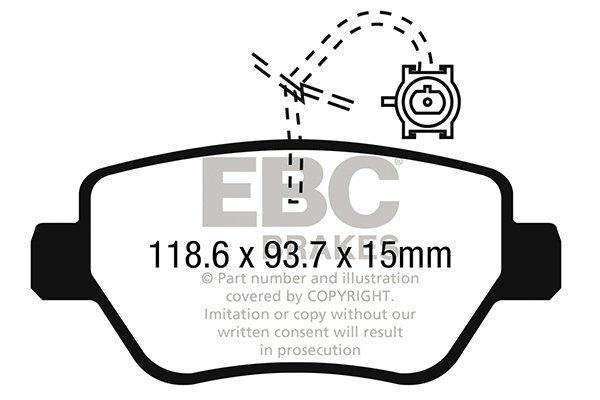 EBC Brakes DP32258C EBC Brakes DP32258C