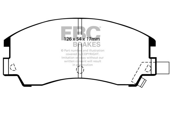 EBC Brakes DP582 EBC Brakes DP582