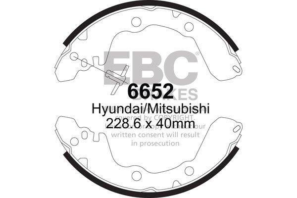 EBC Brakes 6652