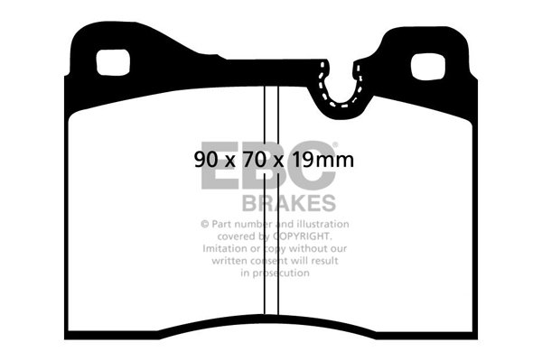 EBC Brakes DP282/2 EBC Brakes DP282/2