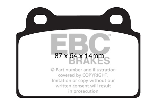 EBC Brakes DP81985RP1 EBC Brakes DP81985RP1