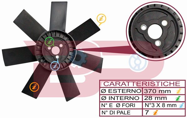 BOTTO RICAMBI BRAC6706