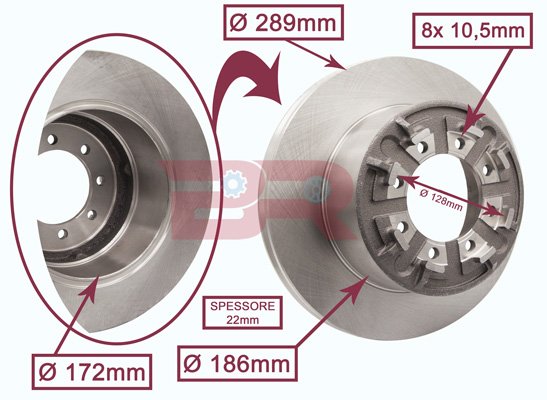 BOTTO RICAMBI BRFR0256