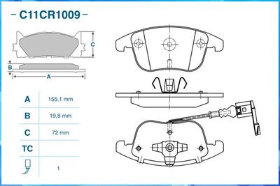 CWORKS C11CR1009