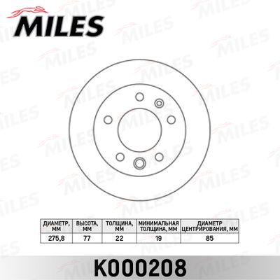 MILES K000208