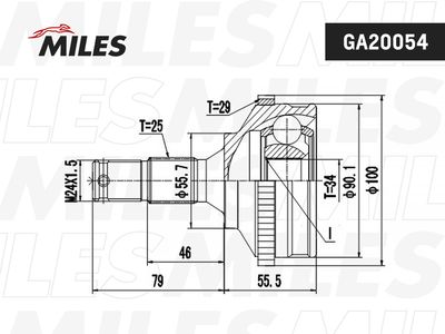 MILES GA20054