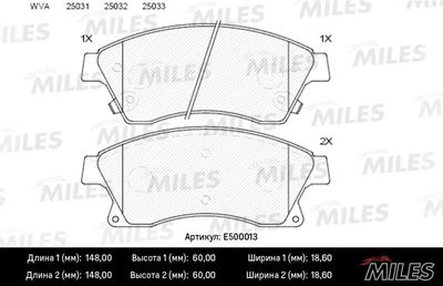 MILES E500013