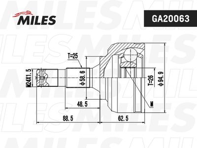 MILES GA20063