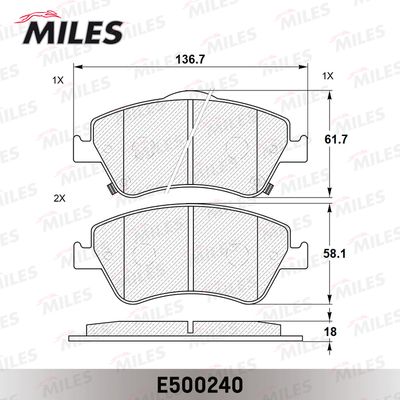 MILES E500240