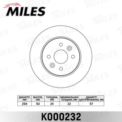 MILES K000232