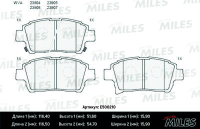 MILES E500210