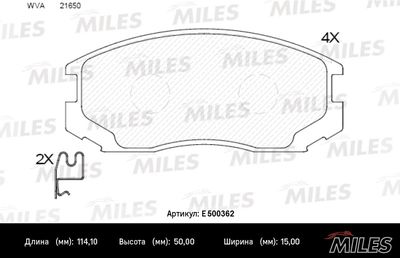 MILES E500362