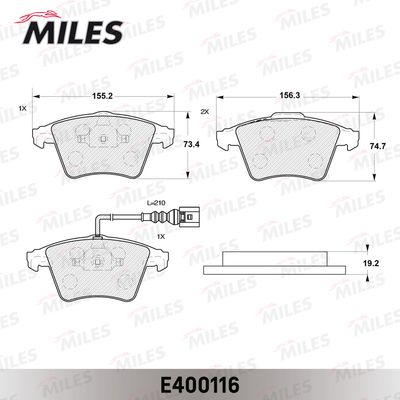 MILES E400116