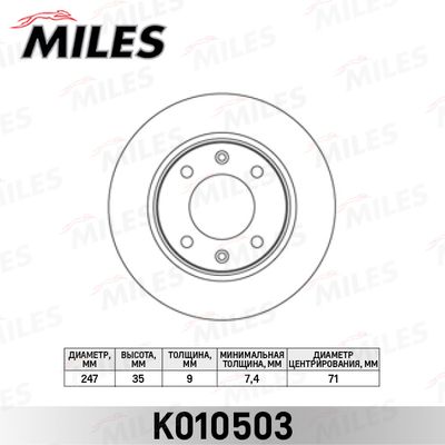 MILES K010503