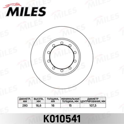 MILES K010541