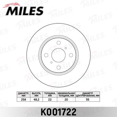 MILES K001722