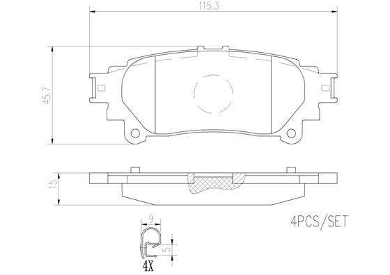 BREMBO P83152N