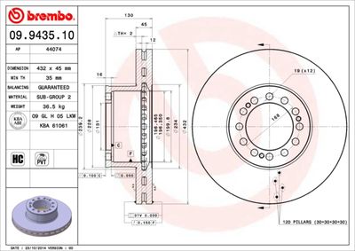 BREMBO 09.9435.10