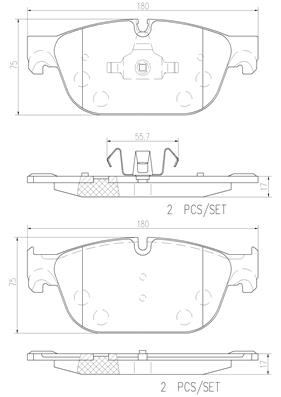 BREMBO P61115N