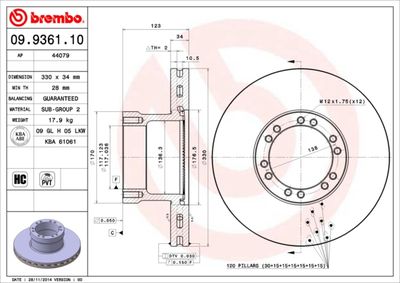 BREMBO 09.9361.10