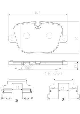 BREMBO P44025N