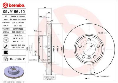 BREMBO 09.9166.10