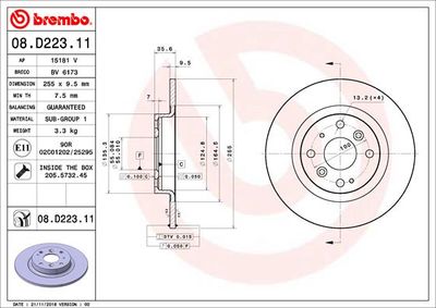 BREMBO 08.D223.11