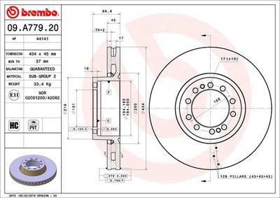 BREMBO 09.A779.20